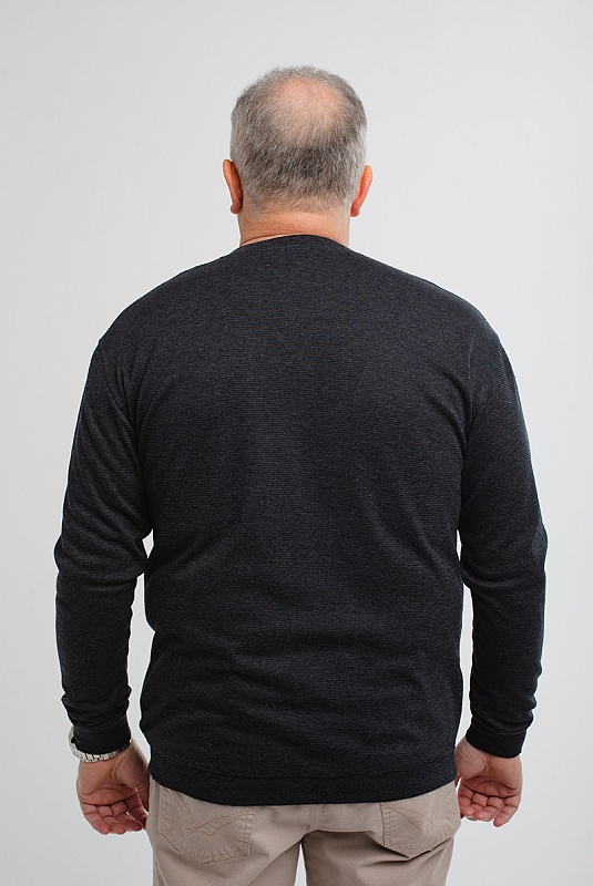 Пуловер мужской мужской большого размера, арт 40375