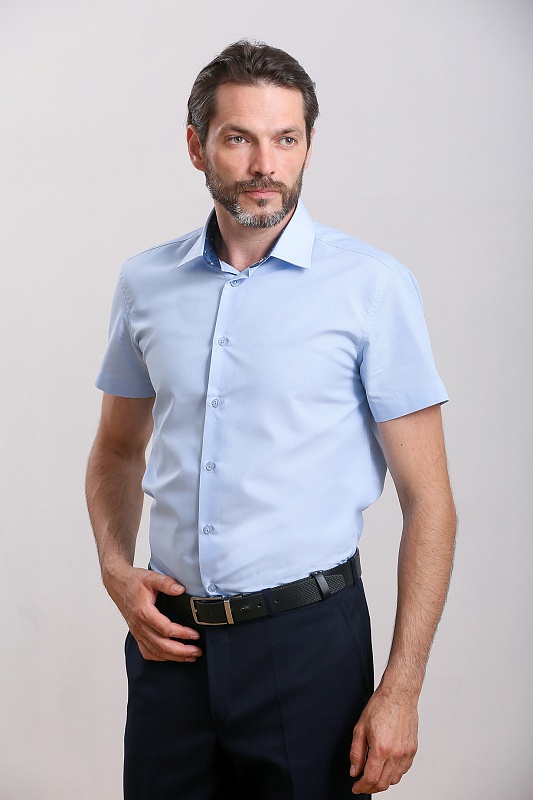 Мужская сорочка мужская классическая большого размера, арт 201Б-03