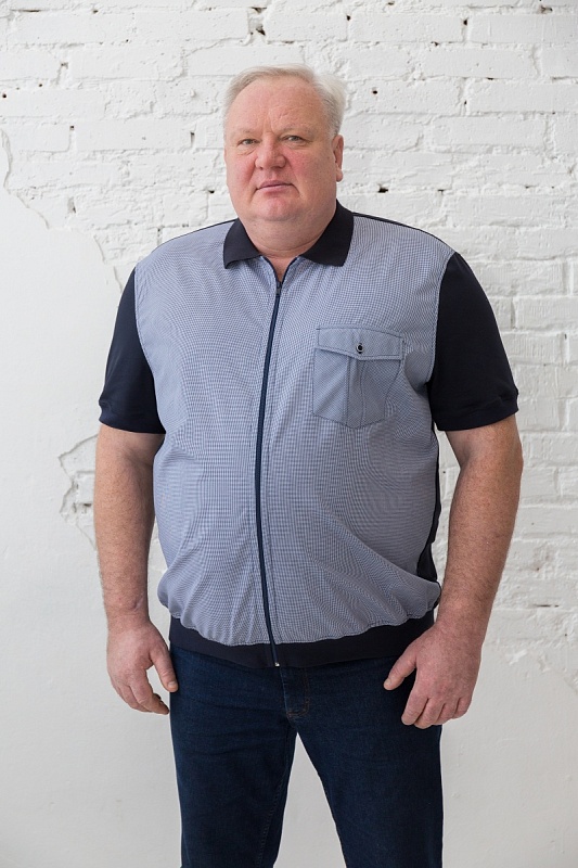 Рубашка мужская большого размера, арт 20161