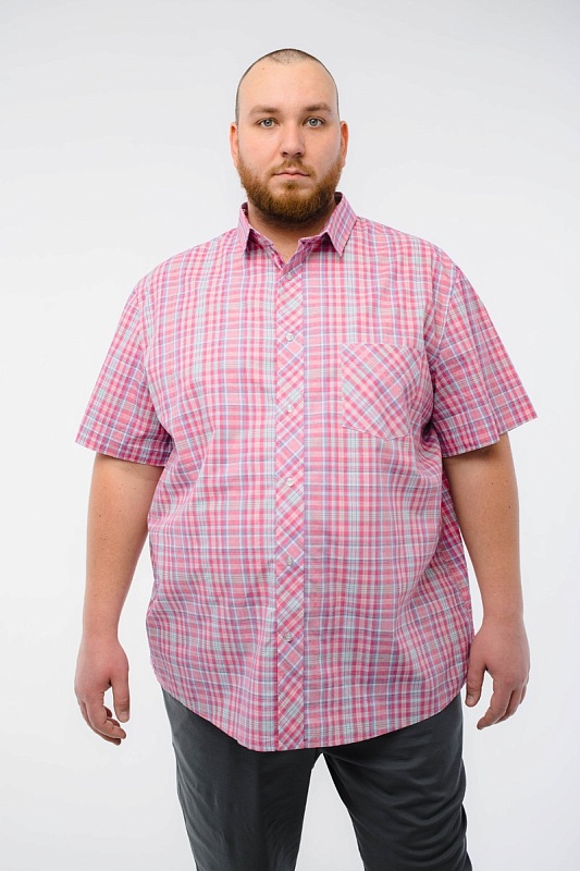 Рубашка мужская большого размера, арт 20201