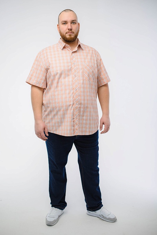 Рубашка мужская большого размера, арт 20200