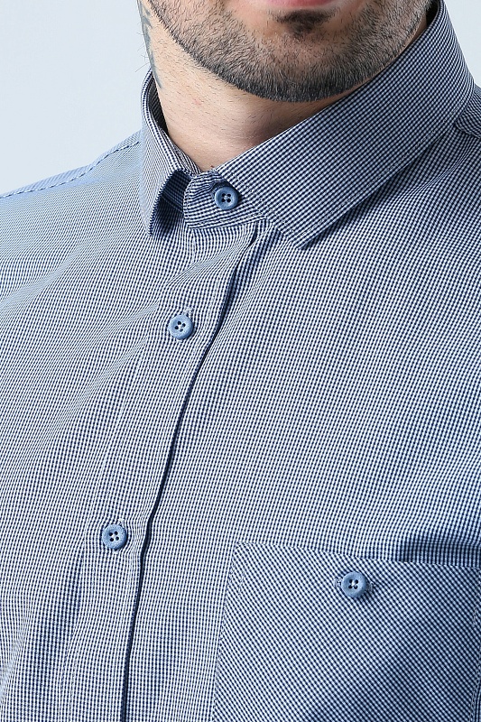 Мужская сорочка мужская классическая большого размера, арт 2110Б-02