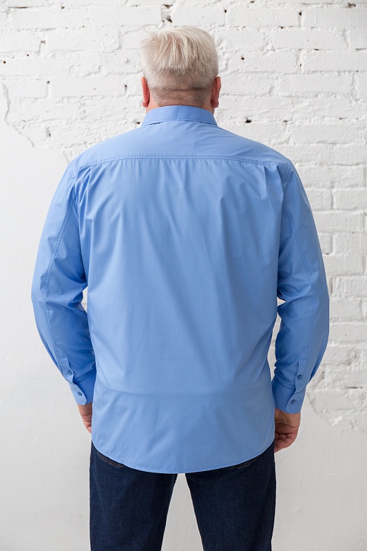 Мужская сорочка мужская классическая большого размера, арт 502Б-03