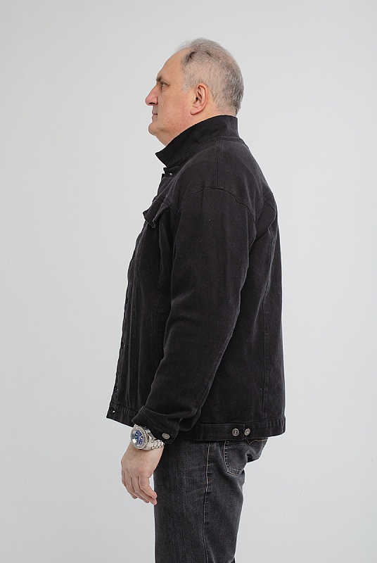 Мужская джинсовая куртка большого размера, арт 25190/2
