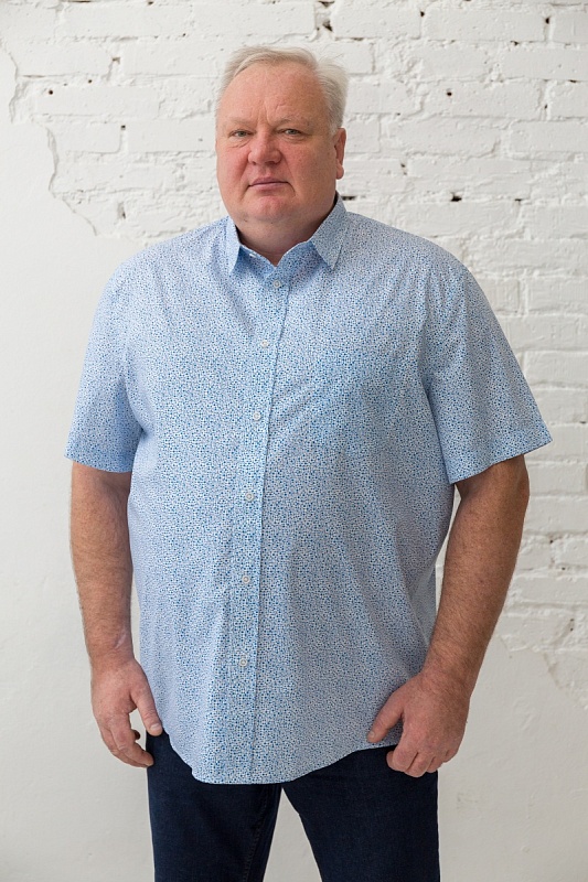 Рубашка мужская большого размера, арт 20167 