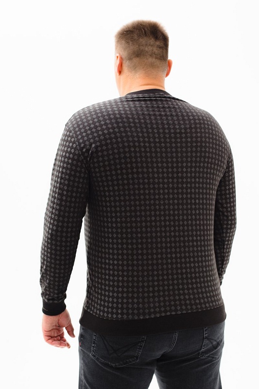 Пуловер мужской мужской большого размера, арт 40385/1