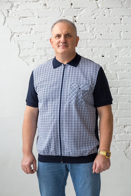 Рубашка мужская большого размера, арт 20186 
